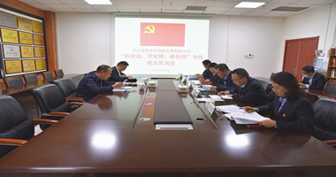 物业公司组织召开“讲政治、守纪律、转作风”专题民主生活会